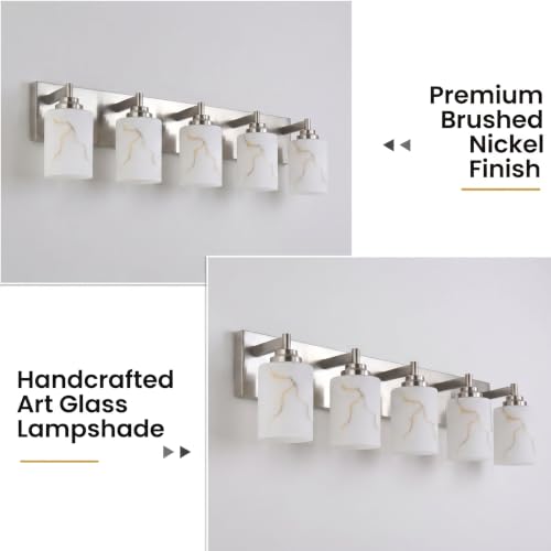 5 Light Bathroom Light Fixture