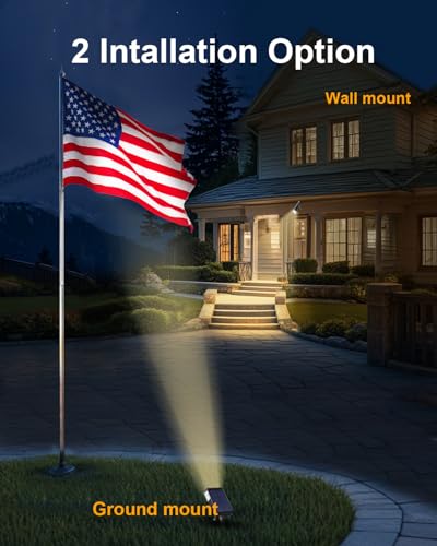 4 Pack Solar Spot Lights Outdoor Waterproof (4 Count)