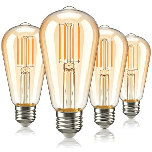 Vintage Edison LED Light Bulbs (4 Count)