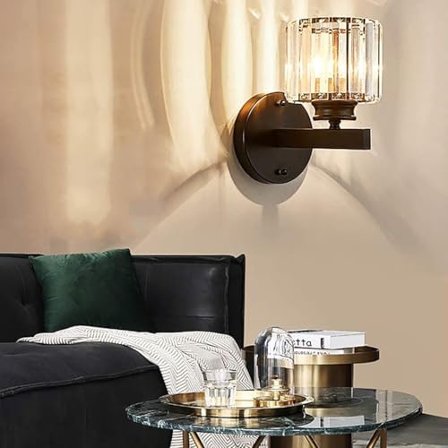 Hardwired Crystal Wall Sconces