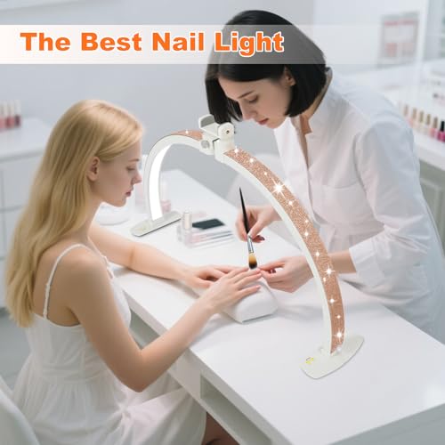 Half Moon Light for Nail Desk