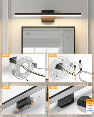 Modern LED Bathroom Light Fixtures