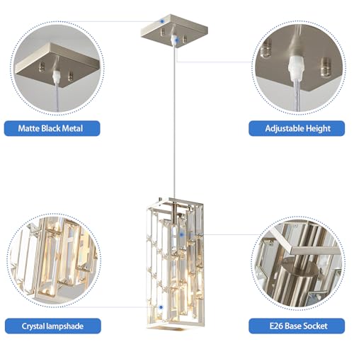 Brushed Nickel Pendant Lighting Modern Pendant Light