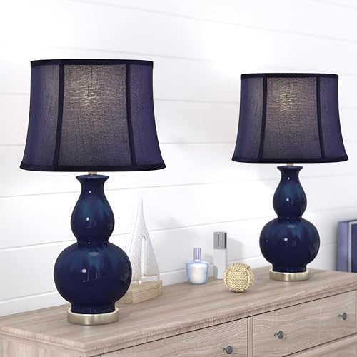 Medium Blue Lamp Shade Set of 1