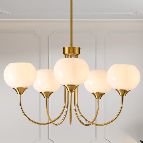 Mid Century Modern Globe Chandelier