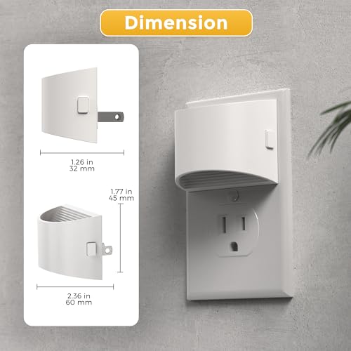 Night Lights Plug into Wall with 3CCT Adjustable (2 Count)