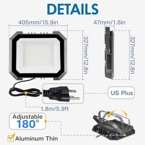 1 Pack LED Flood Lights Outdoor