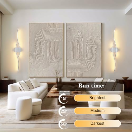 Wireless Wall Sconces Set of 2 (2 Count)