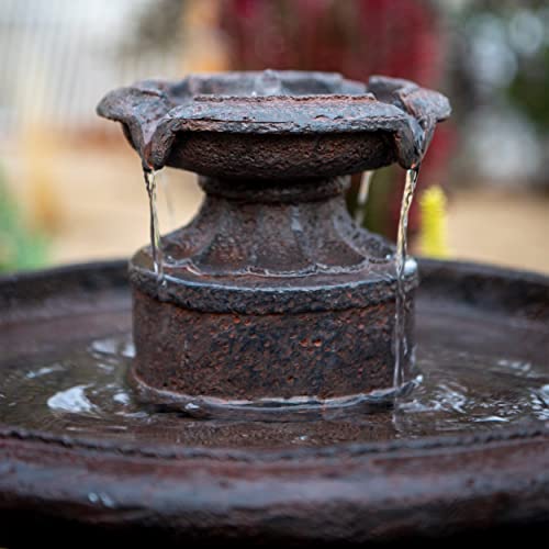 28" Solar Bird Bath Fountain for Outdoor Garden