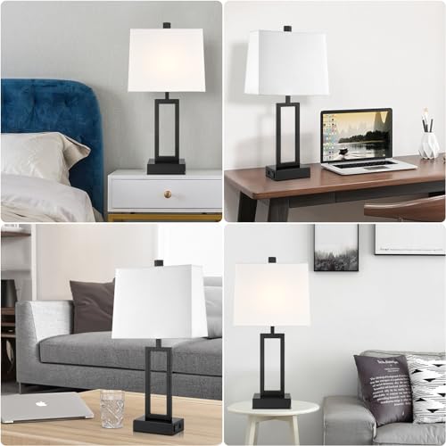 23.5" Touch Control Table Lamps Set of 2 (2 Count)