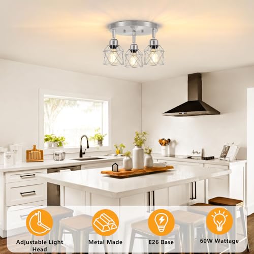 Kitchen Flush Mount Ceiling Light