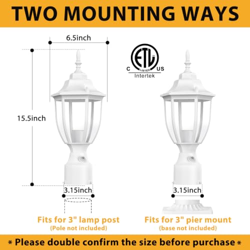 Dusk to Dawn Outdoor Post Lights