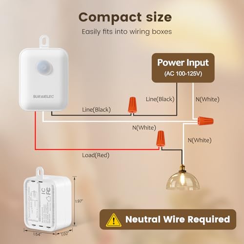 3 Way Wireless Light Switch and Receiver Kit
