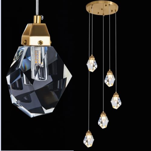 5 Light Crystal Chandelier