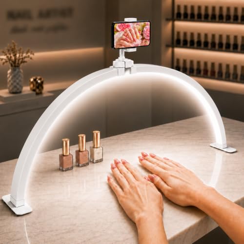 Half Moon Light for Nail Desk