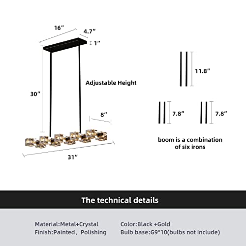 10 Light Crystal Chandelier