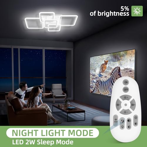 Modern LED Ceiling Light 5 (5 Count)