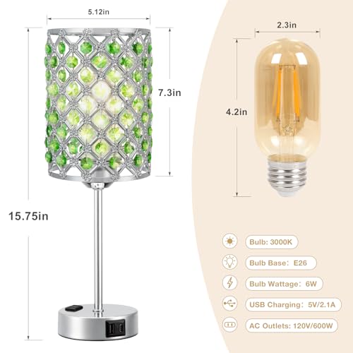 Crystal Lamp for Night Stands