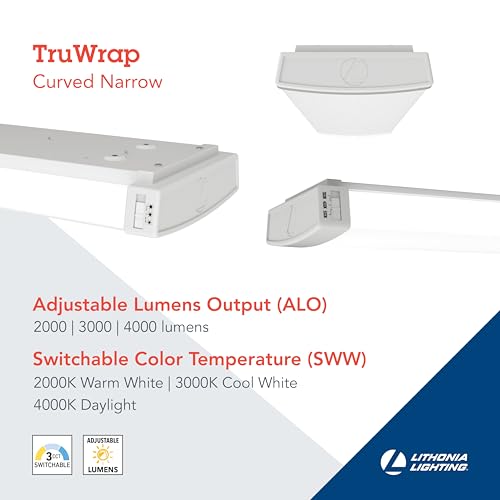 TruWrap 4 Foot LED Ceiling Light Fixture