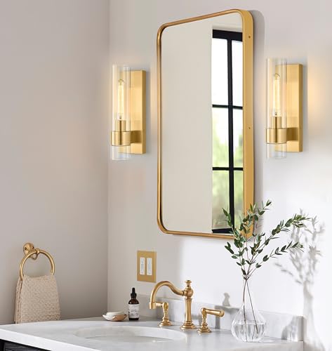 Gold Wall Sconces Set of 2 (2 Count)