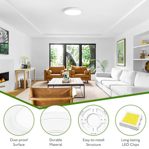 7 Inch Flush Mount LED Ceiling Light Fixture (16 Count)