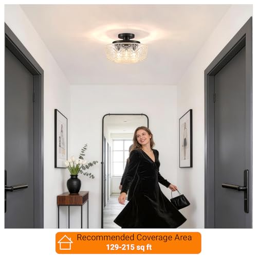 3 Light Semi Flush Mount Ceiling Light Fixtures