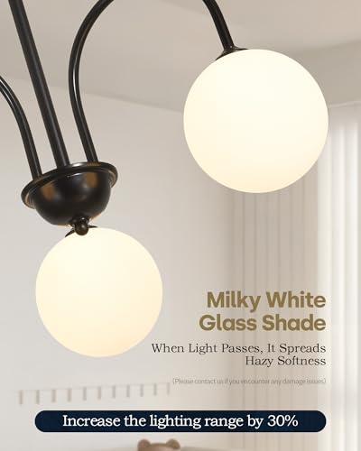 Modern Black Chandelier