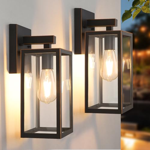 Outdoor Wall Light Fixtures (2 Count)