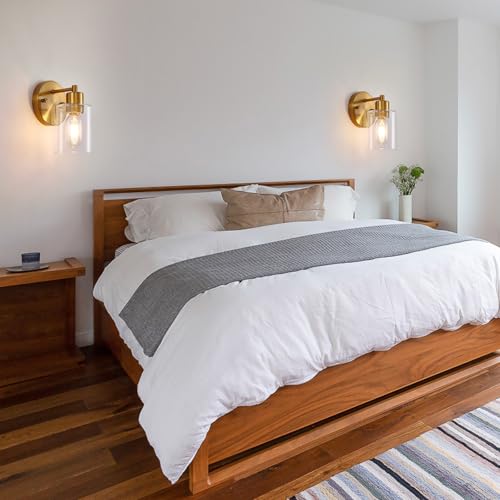 Brushed Gold Wall Sconce