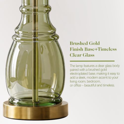 Glass Table Lamp Set of 2