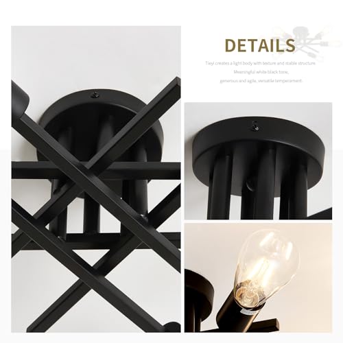 6 Lights Semi Flush Mount Ceiling Light Fixture 2 (2 Count)