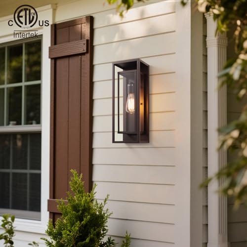 18" Modern Outdoor Porch Wall Light (2 Count)