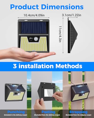 Solar Powered Lights Outdoor (16 Count)