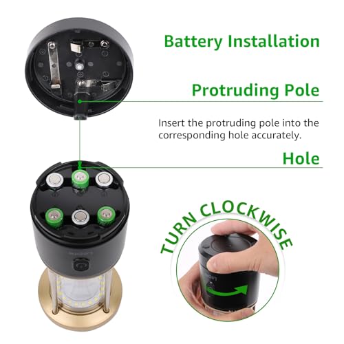 1100LM Battery Powered LED Camping Lantern