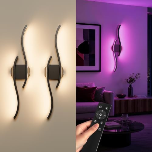 Battery Operated Wall Sconces Set of Two (2 Count)