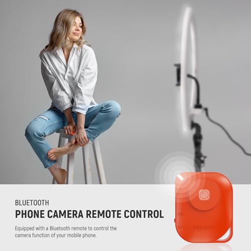18 inch Ring Light with Tripod Stand and Phone Holder