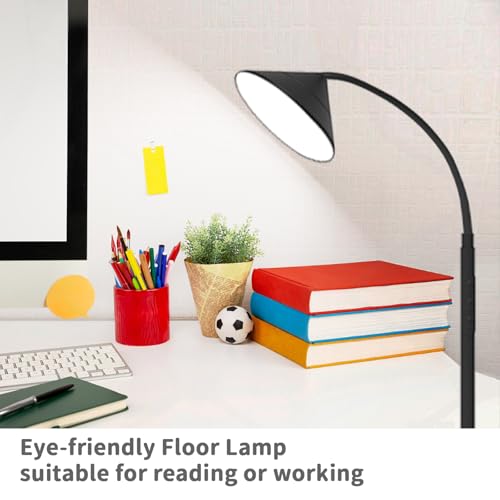 76" LED Floor Lamp (Black-76inch)