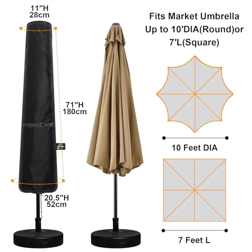 Patio Umbrella Covers for 7