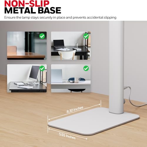 HJ1WT 1200LM LED Desk Lamp Dimmable Lamp for Desk