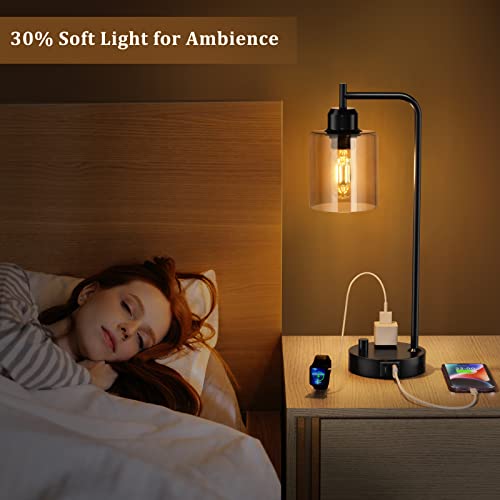 Industrial Bedside Desk Lamps for Bedroom