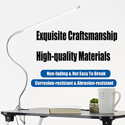 Desk Light with Clamp USB LED 8W Clip Nail Desk Lamp