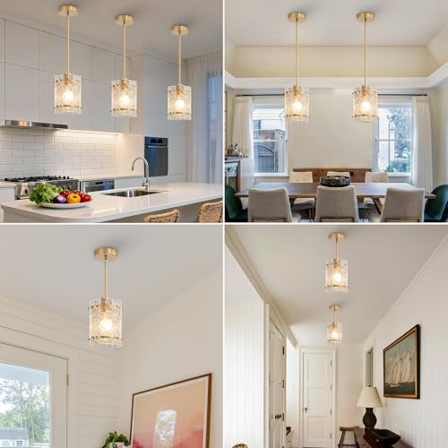 Gold Pendant Lights Kitchen Island (2 Count)