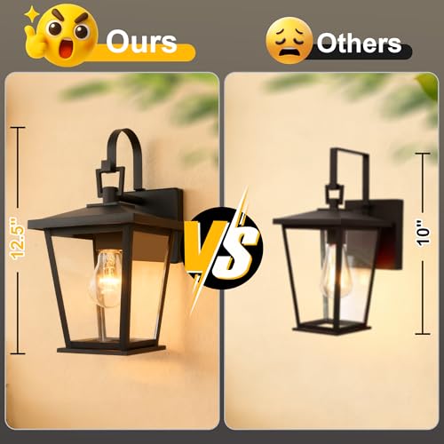 Outdoor Wall Lantern 2 Pack (2 Count)