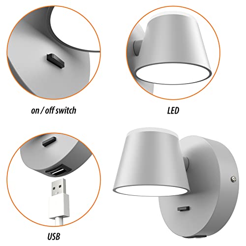 Wall Light LED Wall Sconce with On