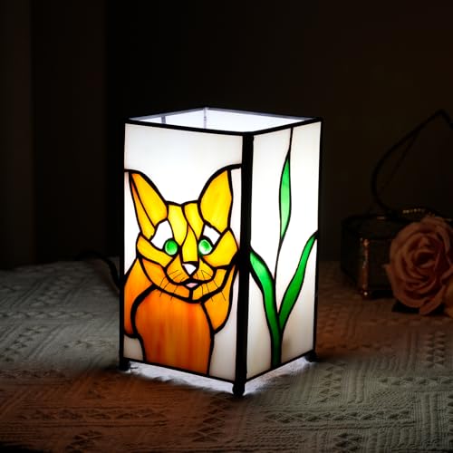 Tiffany Lamp Stained Glass lamp Small Bedside Table Lamps for Living Room Home Decor