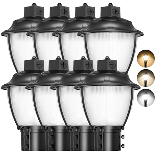 8Pack LED Post Top Light 80W (8.66 Inch)