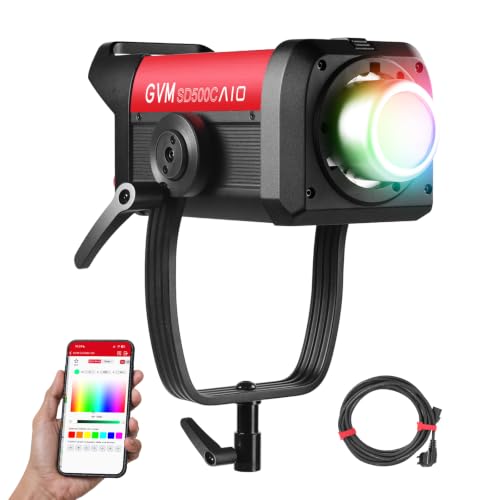 GVM SD500C RGB COB Studio Light