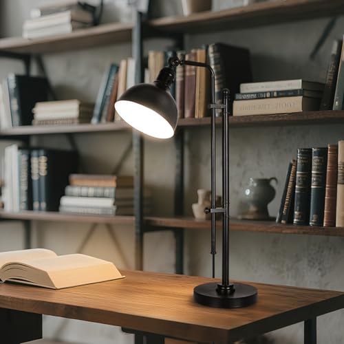 Industrial Adjustable Desk Lamp for Home Office