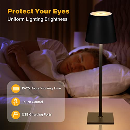 2 Pack Cordless Table Lamps (2 Count)