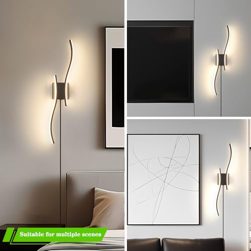 Modern Plug in Wall Sconce Set of 2 (2 Count)
